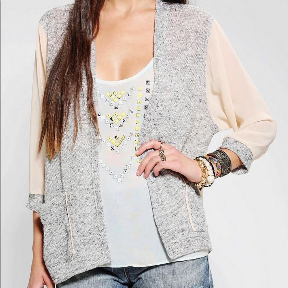 Silence and Noise sheer cardigan